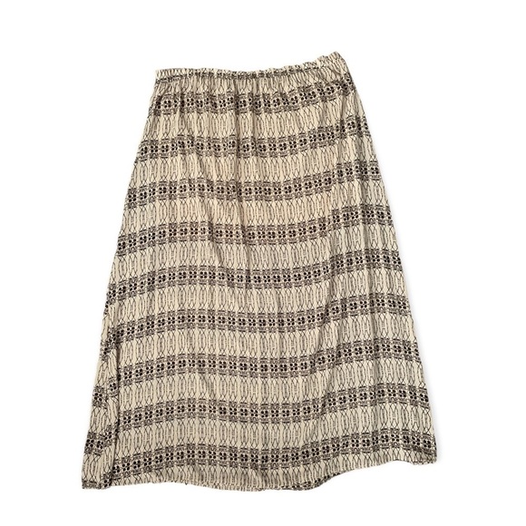 Umgee chiffon tan and brown maxi skirt - Picture 1 of 4